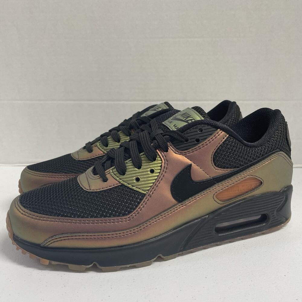 Nike Air Max 90 Scarab HQ4042 001 Size 10 Black Brown Retro Running Sneaker